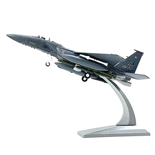 TECKEEN 1/100 Scale U.S. F-15E Strike Eagle Supersonic Combat Bomber Model Alloy Model Diecast Plane Model for Collection