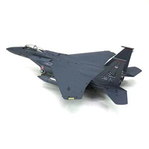 TECKEEN 1/100 Scale U.S. F-15E Strike Eagle Supersonic Combat Bomber Model Alloy Model Diecast Plane Model for Collection