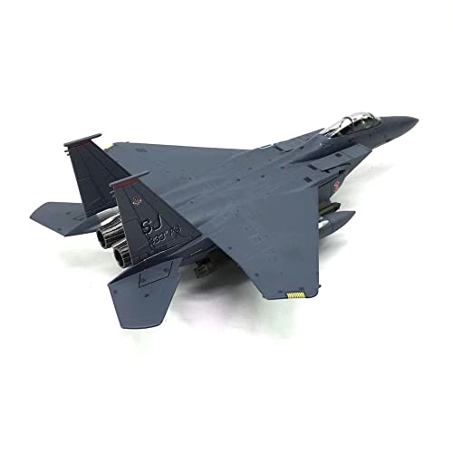 TECKEEN 1/100 Scale U.S. F-15E Strike Eagle Supersonic Combat Bomber Model Alloy Model Diecast Plane Model for Collection