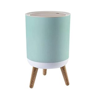 lgcznwdfhtz small trash can with lid for bathroom kitchen office diaper beautiful bright mint green color for copy space bedroom garbage trash bin dog proof waste basket cute decorative