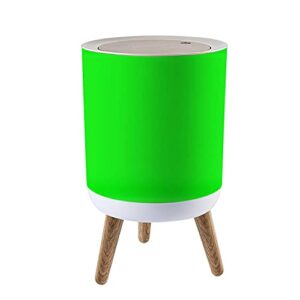 lgcznwdfhtz small trash can with lid for bathroom kitchen office diaper plain neon green solid color also know as lime lime green bedroom garbage trash bin dog proof waste basket cute decorative