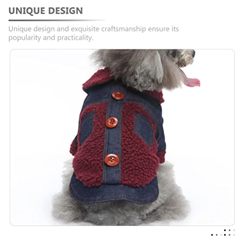 POPETPOP Dog Winter Clothes Warm Keeping Dog Clothing Stylish Dog Jacket Windproof Dog Clothes