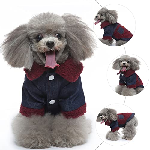 POPETPOP Dog Winter Clothes Warm Keeping Dog Clothing Stylish Dog Jacket Windproof Dog Clothes