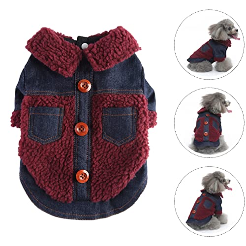 POPETPOP Dog Winter Clothes Warm Keeping Dog Clothing Stylish Dog Jacket Windproof Dog Clothes