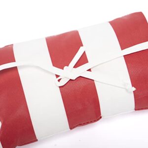 ANTTYBALE 13'' Soft Decorative Throw Pillow,Modern Rectangular Cushion for Couch Sofa Bedroom Car Living Room (Stripe red)