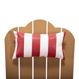 ANTTYBALE 13'' Soft Decorative Throw Pillow,Modern Rectangular Cushion for Couch Sofa Bedroom Car Living Room (Stripe red)