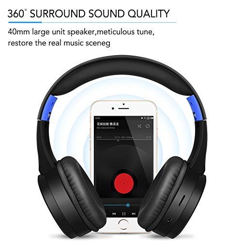 TR905 Wireless Headphones Noise Cancelling BT Headband Sport Game Headset Foldable Stereo Earphones with Mic for Phone Pc Laptop