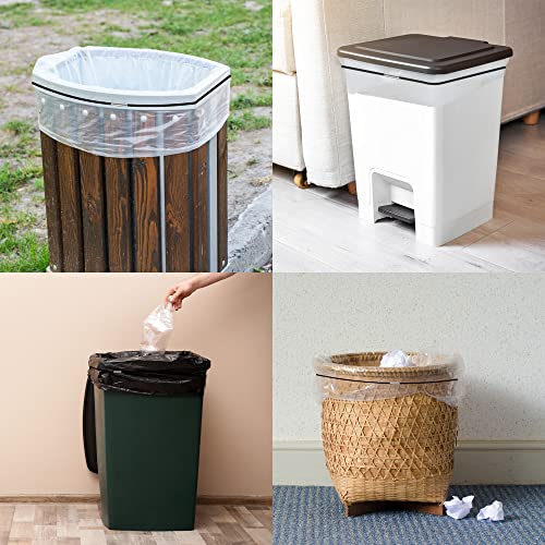 12Pcs Trash Can Bands for 13-30 Gallon Garbage Can 4.7Ft Rubber Trash Bag Holder Durable Elastic Trash Can Bungee for Home Kitchen School Office Indoor Outdoor