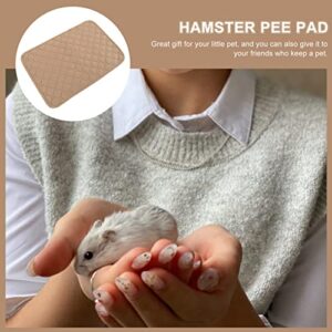 iplusmile Rabbit Household Super Diapers Pad Sleep Bunny Khaki Toilet Animals Guinea Accessory Cushion Cage for Liners Hamster Slip Cm Reusable Chinchilla Pet Pee Accessories