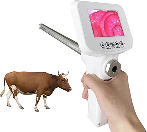 Gexmil Cow Artificial Insemination Device Cow Visual Endoscope Sperm AI Gun Tools Veterinary Breeding Kit for Horse Cattle