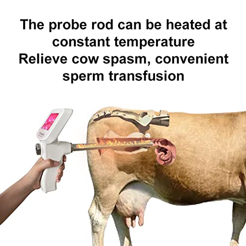 Gexmil Cow Artificial Insemination Device Cow Visual Endoscope Sperm AI Gun Tools Veterinary Breeding Kit for Horse Cattle