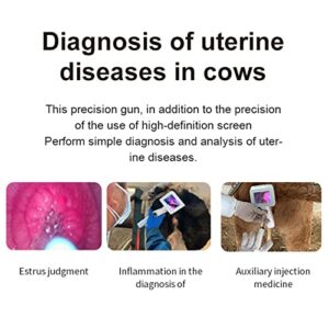 Gexmil Cow Artificial Insemination Device Cow Visual Endoscope Sperm AI Gun Tools Veterinary Breeding Kit for Horse Cattle