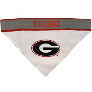 Pets First NCAA Georgia Bulldogs TIE Bandana, Small/Medium. Dog Football Reflective Bandana Scarf Bib for Pet, Cat, or Dog. The Ultimate Game-Day, Party Bandana