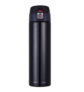 vacuum water bottle stainless-steel water bottle keep temperature hot-cold bottle travel coffee (black)