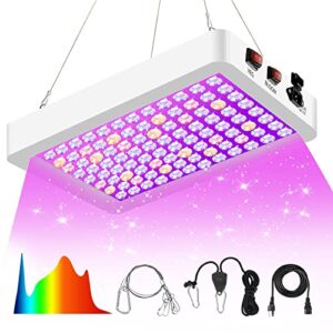 luyimin upgraded 1000w led grow lights with dual switch, double chips full spectrum plant light, grow lights for indoor hydroponic plants veg flower growing lamps