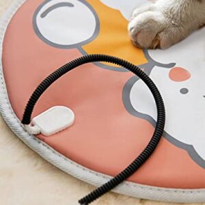 self Heating cat Bed cat Heating pad Heated cat Bed pet Heating Pads for Cats Heated cat Bed Indoor pet Blanket Heating cat mat Waterproof Scratch Shock Proof Electric Proof Constant Temperature (S)