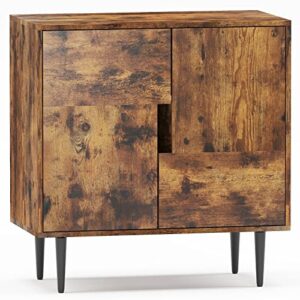mepplzian buffet cabinet with storage mid century sideboard cabinet with 2 doors farmhouse sideboard for dining room kitchen buffet cabinet with hutch rustic wooden cabinets for storage