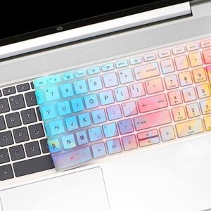 Colorful Keyboard Cover for 15.6" HP ProBook 450 G8 G9 G10/ProBook 455 G8 G9 G10/Probook 650 G8, HP ProBook 15.6 Laptop Keyboard Skin (NOT FIT The ProBook 450 455 650 G7 G6 G5 G4 G3)