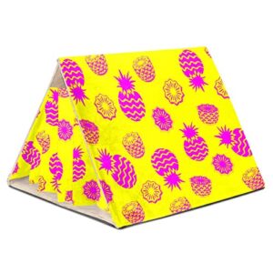 guinea pig house bed, rabbit large hideout, small animals nest hamster cage habitats pink pineapple yellow
