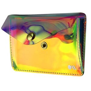 case-mate magsafe magnetic wallet pocket for magsafe cases/devices - iridescent