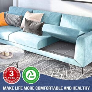 Jin&Bao Couch Cushion Support for Sagging, Heavy Duty Solid Wood Sofa Cushion Support 21＂-67.5＂ for 3 Seats Sofa- Couch Supporter Under The Cushions Board 100% Saver Sagging