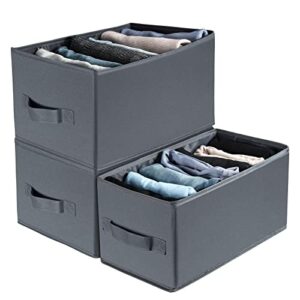 hinotori jeans tshirt drawer organizer tray for clothes leggings, pants, tights