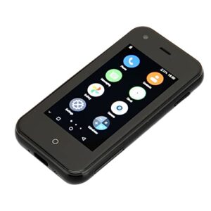heayzoki soyes d18 mini smartphone, 3g mini mobile phone, 2.5 inch wifi smartphone, 1gb 8gb quad core phone for students (elf black)