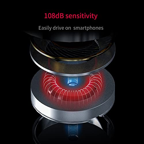 FiiO/JadeAudio JD7 Dynamic Drive in-Ear Earphone, HiFi Wired Earphone with Bass Super Sound Earbud Music Earphones for Audio Engineer, Musician (Silver)