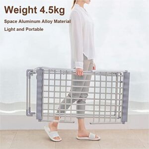 20 Bars Winged Electric Heated Clothes Airer - Energy-Efficient Indoor Horse Rack - Indoor Laundry Clothes Drying Rack - for Indoor Outdoor Home Laundry Room Apartment, Foldable