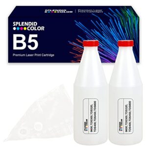 splendidcolor remanufactured b5 toner replactment for oce 25001843 oce b5 oce 9600 tds300 tds400 tds600 printer.(2 x b5 toner and waste)