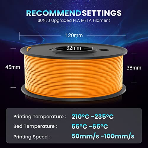 SUNLU 3D Printer Filament Bundle, SUNLU PLA+ Filament 1.75mm, 100% Neatly Wound PLA Plus 3KG, 0.25kg Spool x 8 Packs & 1kg Spool x 1 Pack White