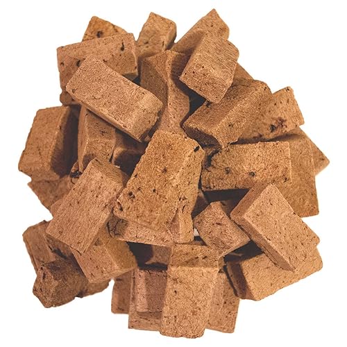 Nutri Bites Freeze Dried Liver Treats for Dogs & Cats - High-Protein Single Ingredient Dog Treats, Beef Liver - Grain Free, Easy to Digest - Proudly Made in Canada - 500g / 17.6oz (2pk)