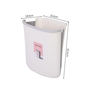 Cabilock Mounted Door Cabinetwhite Container Storage Bucket Drawer Waste Collapsible Cabinet Garbage to Toilet Compact Mount Car Bedroom Home Plastic Bathroom Small Dorm Holder Kitchen