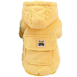 Small Dog Sweaters for Boys Autumn Dog Clothes Winter Small Dog Winter Pet Clothes Thanksgiving Cute Dog Coats Jacket