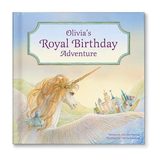 My Royal Birthday Adventure Personalized Children's Story - I See Me! (Unicorn Softcover)