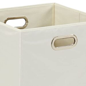 Household Essentials Folding Laundry Hamper, Natural