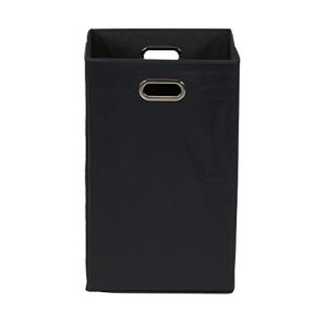 Household Essentials Folding Laundry Hamper, Black