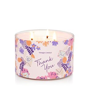 Yankee Candle 3-Wick Candle, Pink Sands Scented Candle, 18oz, Thank you Gift Candle for Teacher Appreciation / Women/Mom/Best Friends