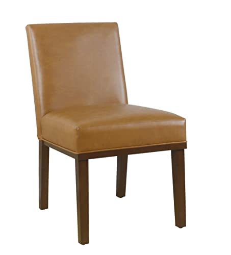 HomePop Kolbe Dining Chair - Carmel Faux Leather (Single Pack)