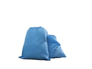 dt&g 2 packs high density-conductive large laundry bags / made of polyester, drawstring closure, anti-static / 28”x40” size / tear resistance and tight stitching dirty clothes storage bags