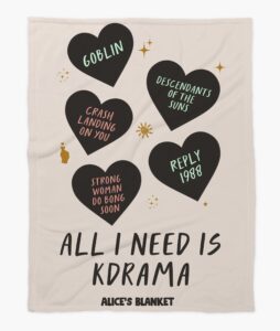 all i need is kdrama blanket gift for kdrama fans kdrama blanket personalized 50" x 60"