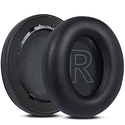 Sodorous Life Q20 Ear Pads Replacement Ear Cushion Foam Softer Protein Leather Earpads Compatible with Anker Soundcore Life Q20 / Q20 BT Headphones, Softer Leather Foam