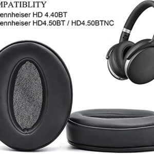 HD4.50bt Ear Pads Cushion Replacement Earpads Compatible with Sennheiser HD 4.50BT, HD 4.50, HD 4.50BTNC, HD 4.50SE, HD 4.40BT, HD 4.30G, HD 4.20S, HD 458BT, HD 450, HD 400S, HD 350BT Headset