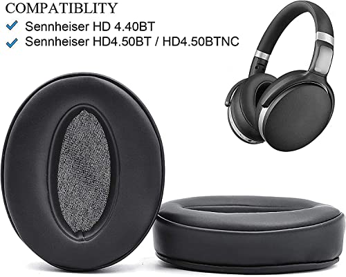 HD4.50bt Ear Pads Cushion Replacement Earpads Compatible with Sennheiser HD 4.50BT, HD 4.50, HD 4.50BTNC, HD 4.50SE, HD 4.40BT, HD 4.30G, HD 4.20S, HD 458BT, HD 450, HD 400S, HD 350BT Headset