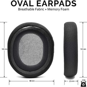 Arctis 3/5 / 7/9 Ear Pads Replacement Earpads Cushion Fabric Ear Cup Compatible with SteelSeries Arctis 3 / Arctis 5 / Arctis 7 Arctis 9 / Arctis 1 / Arctis pro Wireless Gaming Headset Headphone