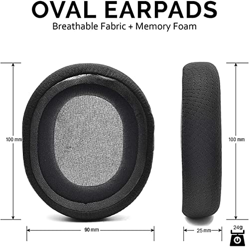 Arctis 3/5 / 7/9 Ear Pads Replacement Earpads Cushion Fabric Ear Cup Compatible with SteelSeries Arctis 3 / Arctis 5 / Arctis 7 Arctis 9 / Arctis 1 / Arctis pro Wireless Gaming Headset Headphone