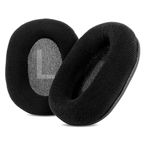 TaiZiChangQin SMH-1000 Upgrade Ear Pads Ear Cushions Replacement Compatible with Senal SMH-1000 SMH-1200 Monitor Headphone Black Velour Earpads