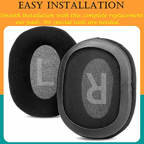 TaiZiChangQin SMH-1000 Upgrade Ear Pads Ear Cushions Replacement Compatible with Senal SMH-1000 SMH-1200 Monitor Headphone Black Velour Earpads