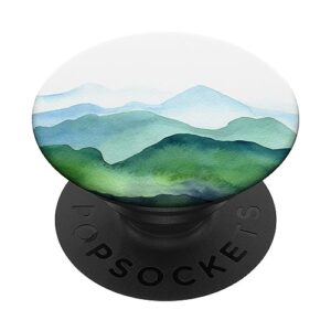 mountains watercolor popsockets standard popgrip