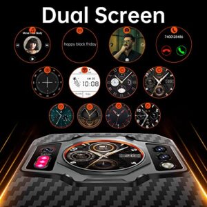 OUKITEL WP21 Rugged Smartphone Unlocked,17+256GB Android 12 Cell Phone,120Hz Helio G99 9800mAh Battery 66W Fast Charge,64MP Camera 20MP Night Vision,6.78" FHD+ Waterproof Mobile Phone 4G Dual Sim NFC